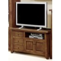 Mueble TV rústico madera nogal