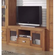 Mueble TV madera a la cera