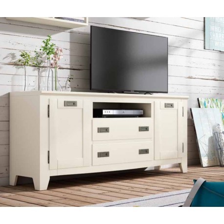 Mueble Tv madera moderno pequeño - Silarte Muebles