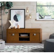 Mueble television madera nogal moderno