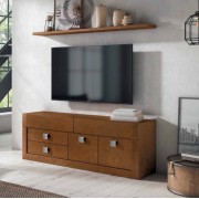 Mueble tv moderno madera grande