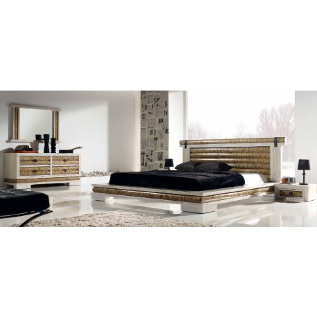 Dormitorio bambu Sha blanco